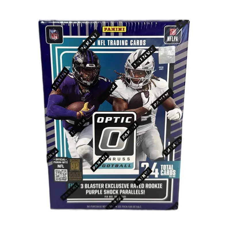 2025 Panini Donruss Optic Football Trading Cards Blaster Box 2025 Panini Donruss Optic Football Trading Cards Blaster Box