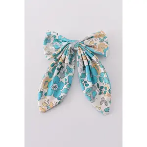 Blue aqua meadow girl sailor bow