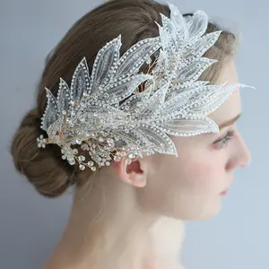 Lolita Bridal Headpiece - Handmade Lace Hairband for Wedding Attire