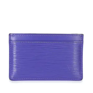 Purple Epi Card Holder