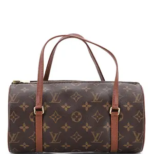 Pre-owned Louis Vuitton Canvas Coated Top Handle Bags Papillon Handbag Monogram Canvas 26 by Rebag