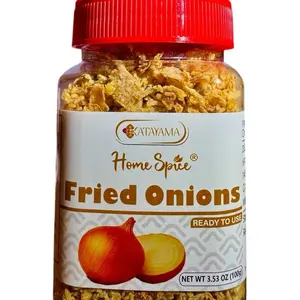 Katayama Crispy Fried Onions, Premium Onion Topping for Ramen, Salads & Soups, All Natural, No Artificial Preservatives or Flavors, 3.53 oz