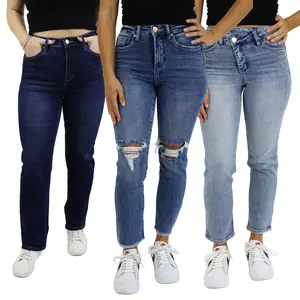 Tummy Control Straight Leg Jeans by RFM