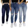 Tummy Control Straight Leg Jeans by RFM