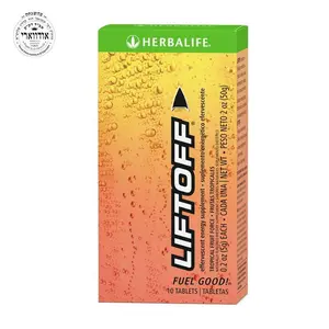 Herbalife Liftoff Tropical Fruit Force 10 Tablets Effervescent Energy Drink Mix with Caffeine Vitamin C & B Complex for Mental Alertness