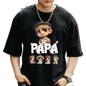 Papa Mas Chingon T-shirt, Funny Papá Chicano Dad Shirt, Chibi Style Latina Father’s Day Tshirt, Papá Chingon Tee, Fathers Day Gift for Dad, Padrino, Padrehood, Boy Girl Dad Unisex T-shirts Sweatshirt Cotton Tees Menswear Top Streetwear Oversized