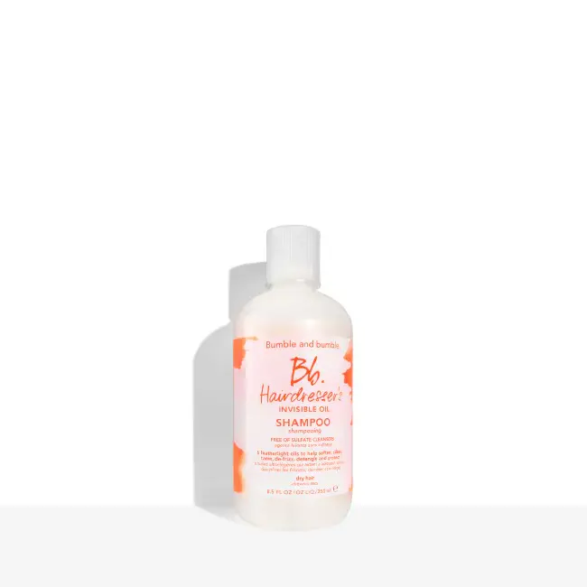 [Bumble and bumble.] Hairdresser's Invisible Oil Hydrating Shampoo | Anti Frizz, Softening, Color Safe, For All Curly, Wavy, Straight Hair Types, With Argan Oil, Coconut Oil + Grapeseed Oil