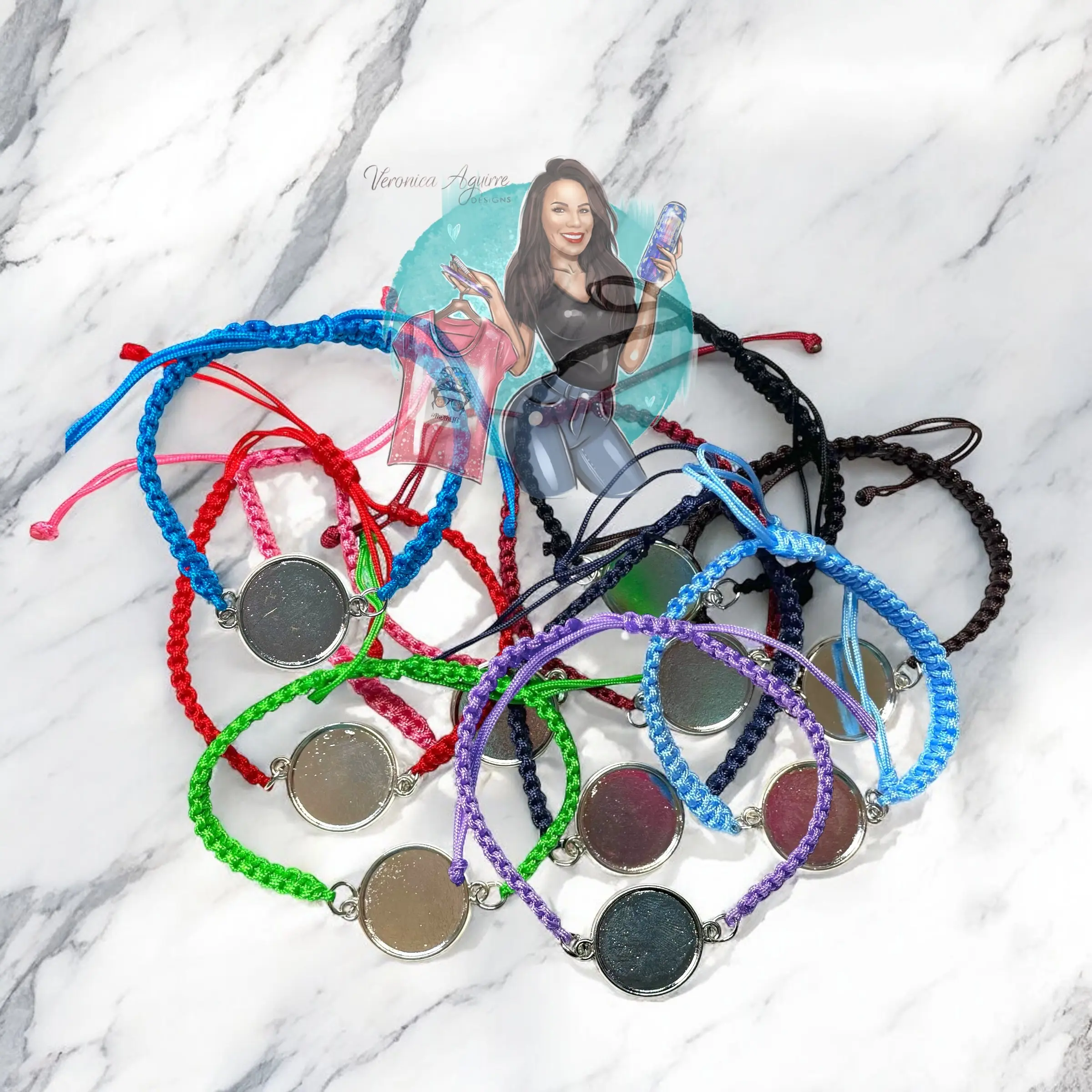 Custom Photo Nylon Rope Bracelet - Personalized with picture Custom Photo Nylon Rope Bracelet - Personalized with picture