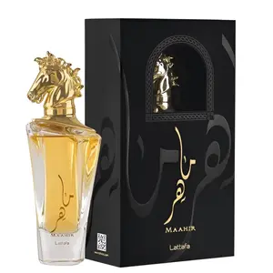Lattafa Maahir for Unisex Eau de Parfum Spray, 3.4 Ounce