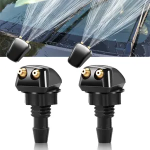 New 2026 2 Pcs Car Water Spray Jet Nozzle For mitsubishi pajero outlander xl montero lancer triton l200 galant 8 asx grandis car decoration accessoriess