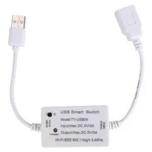 Tuya USB Smart Switch WIFI Controller Universal Breaker Timer Smart Life for USB Appliances for Alexa Google Home