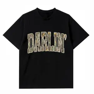 WOMAN TSHIRT Darlin' Camo Print T-Shirt | Western Country Graphic Tee-KT00137