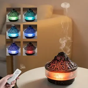 260ML Volcano Humidifier, Rechargeable Aroma Diffuser with Remote Control, Ultrasonic Aromatherapy Machine, Fragrance Machine, Home Office Air Humidifier, Christmas gifts For Men & Women, Valentine's Day gifts For Girlfriend