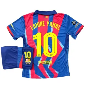 FC Barcelona Style Soccer Jersey 2025/2026 Football Kit Cup Competition Edition Premium Polyester Fabric Authentic Match Fit Breathable Moisture-Wicking for Fans and Players