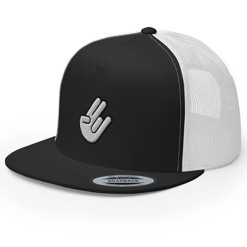 RIVEMUG The Shocker Trucker Hat Flat Bill High Crown Adjustable Funny Adult Humor Inappropriate Cap