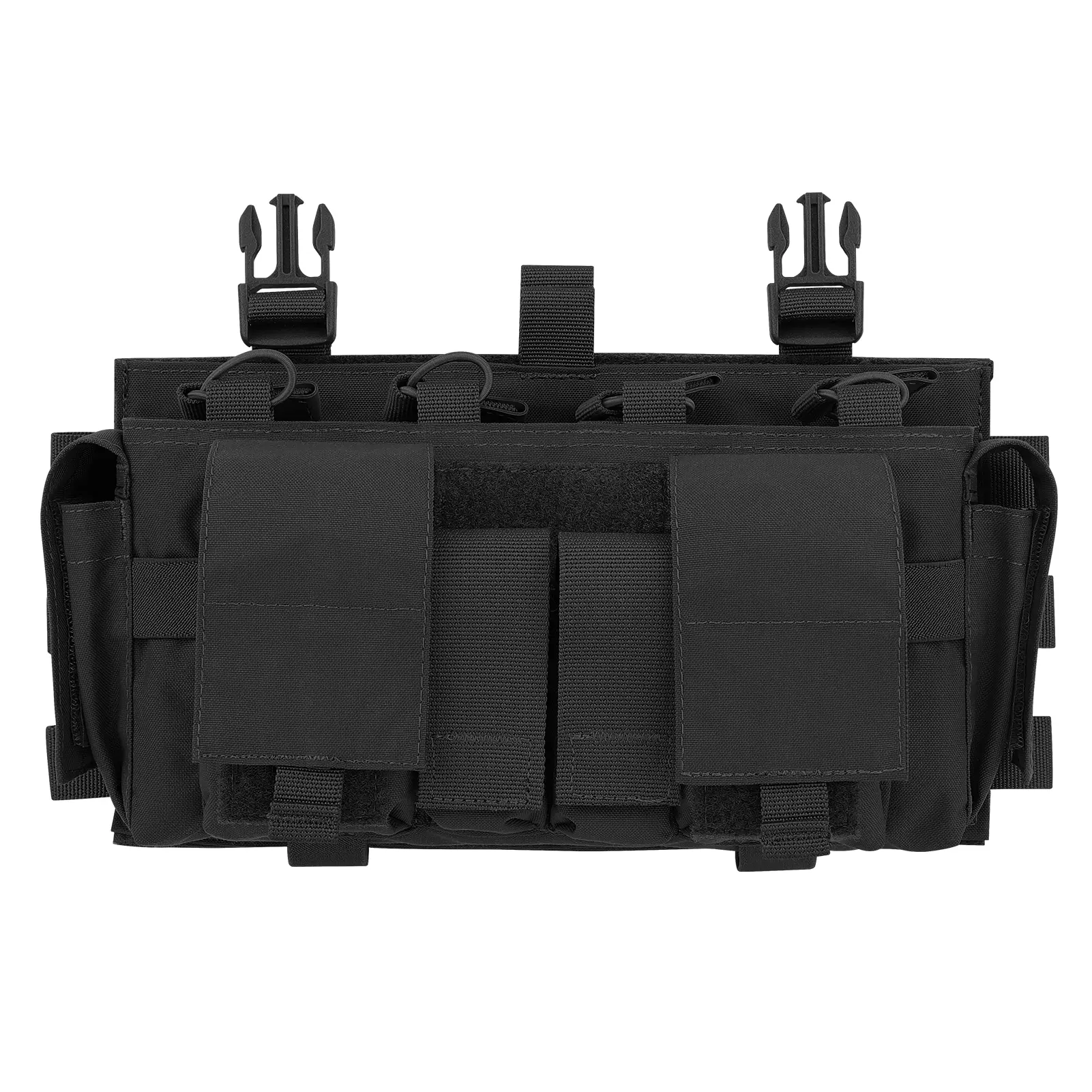KRYDEX MF IV Tactical Placard with 5.56/9mm Mag Holders & GP Pouches – Compatible with SCARAB Front Panel