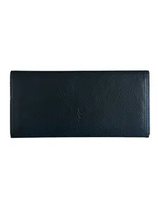 Pre-owned Yves Saint Laurent Leather Small Leather Goods YSL Black Wallet