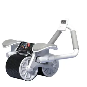 Fitness Equipment Ab Roller Wheel, 1 Piece Automatic Rebound Ab Wheel, Mother's Day Gift, Phone Holder Design Crunch Sports Accessories, Ab Exercise Equipment for Core & Abdominal Muscle Training, Anxiety Device for Men, Gym Accessories, Gym Equipment