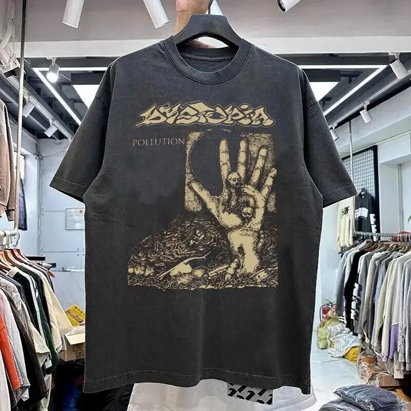 Dystopia Band 90S Graphic Reprint Black Short Sleeve Unisex T Shirt, Gift For Fan, Unisex Shirt For Him Her