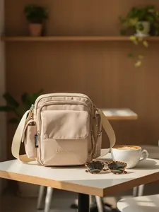 High-Quality Mini Crossbody Bag, Multi-Pocket Design, Lightweight Material, Large Capacity, Casual Daily Use, Student Commute Backpack