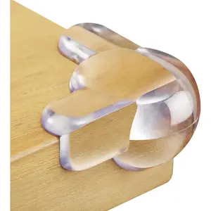 12 Pack Patented New & Improved Transparent Corner & Edge Protectors for Baby, Baby Safety Products to Baby Proof Furniture Corners and Edges
