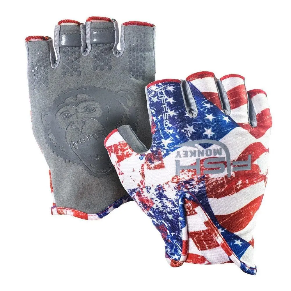 Fish Monkey Stubby Guide Sun Protection Gloves
