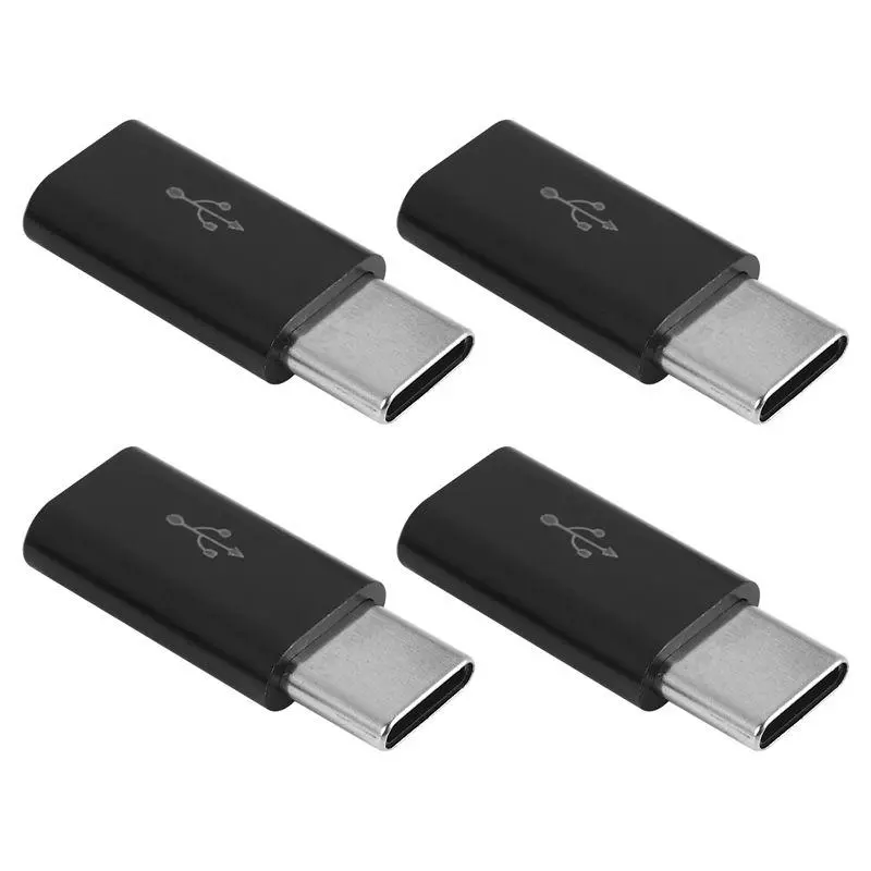 Micro-USB to USB-C Adapter with Resistor for Small Animal Electronic Charger, Plug, Smartphone, Cellphone Charging Conversion Connector