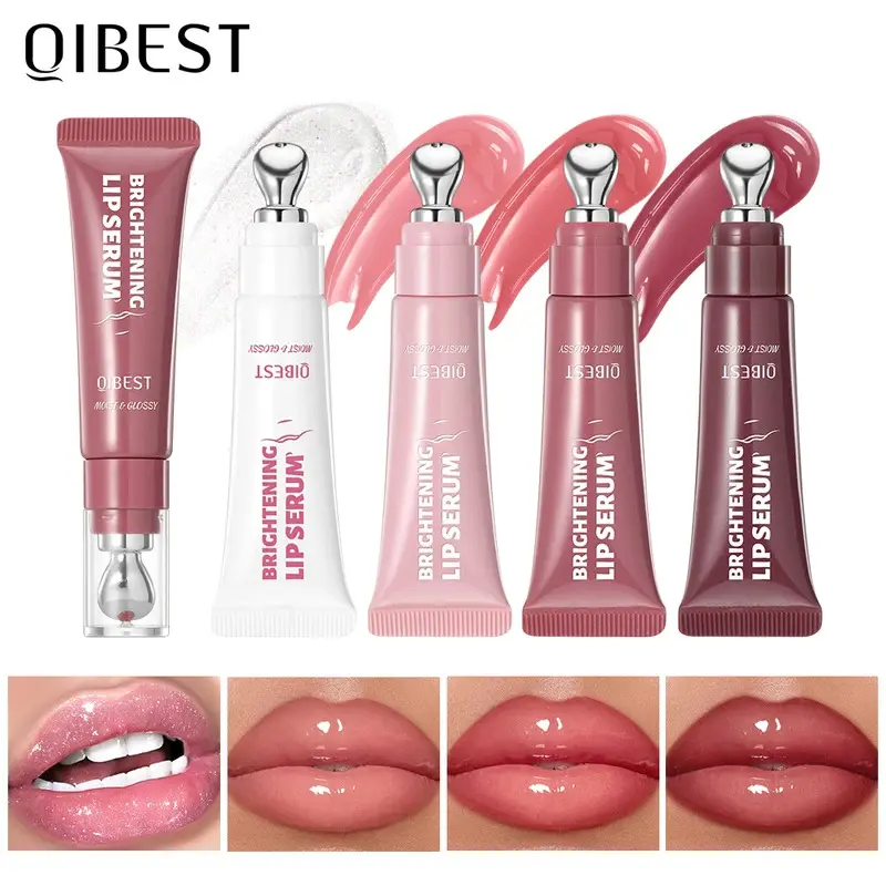 Mirror Pearl Watery Crystal Jelly Lipgloss Lasting Moisturizing Lipstick Shine Glitter Lip Glaze Non Stick Cup Lip Makeup