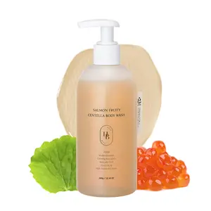 [HEVEBLUE] Salmon Fruity Centella Body Wash 300g