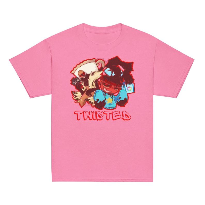 [Sale up to 40%] Roblox Dandy’s World Twisted Unisex Youth 100% Cotton T-Shirt 7 Colors Gamer Boys Girls Birthday Gift Present Astro X Teagan