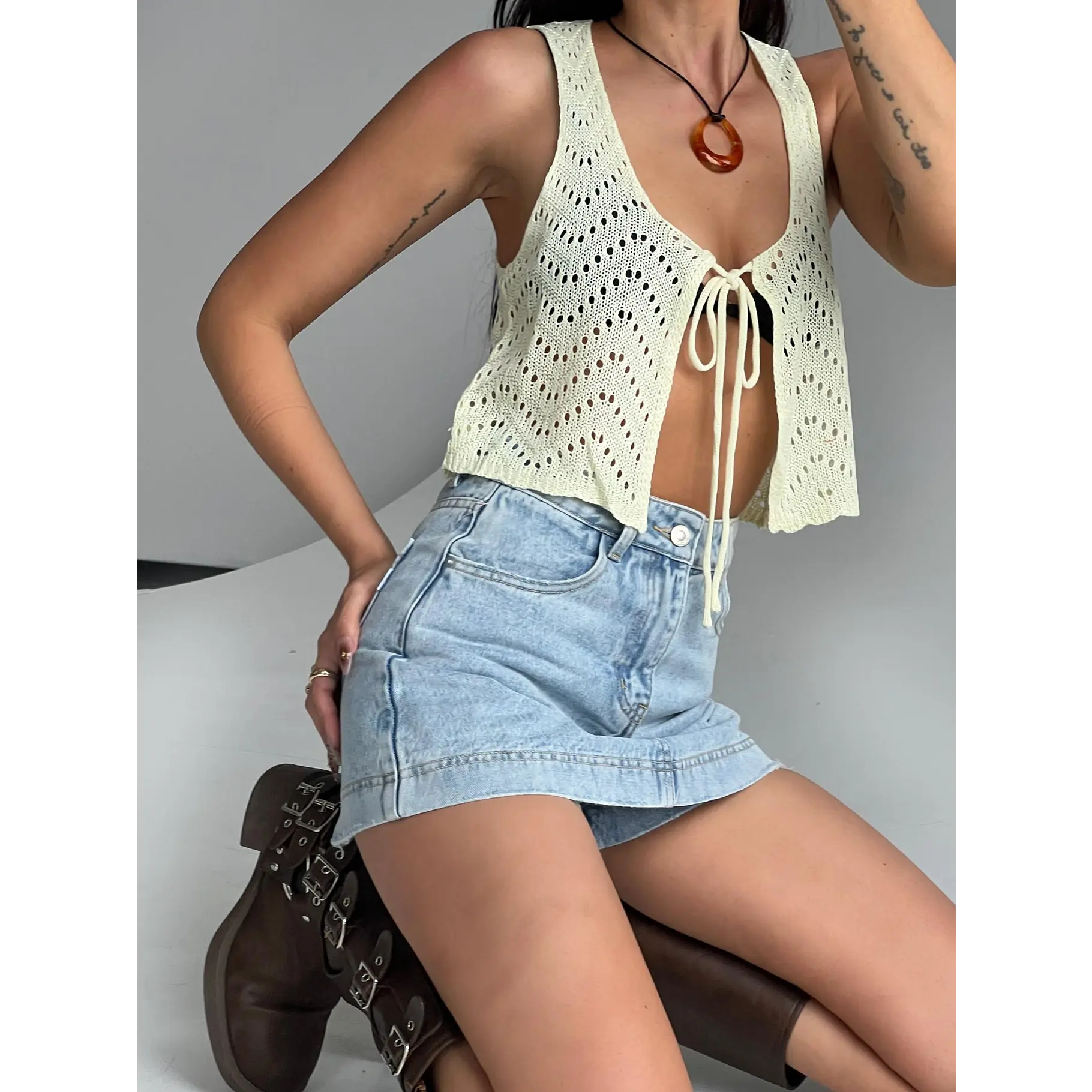 Heuston Skort Denim