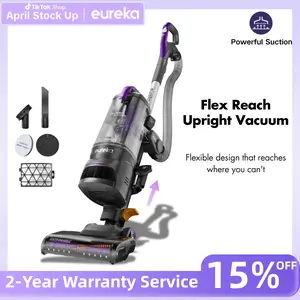 Eureka FlexReach NEU651PL Upright Vacuum Cleaner with Lift-Up Pod & Anti-Tangle Brushroll for Carpet & Hard Floors, Purple, 960W Motor, Deep Cleaning, Jumpstart Sale, Powerful Suction, Flexible Design, TikTokShopStockUp
