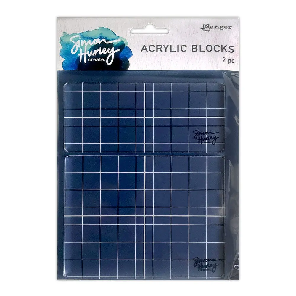 Simon Hurley create.  Acrylic Stamping Blocks