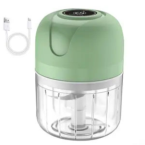 Electric Garlic Chopper, 250ML USB Mini Food Processor, Portable Vegetable Chopper & Mincer - Vegetable Cutter, Slicer Dicer Cutter for Onion, Ginger, Chili | Spring Glow Up, Summer Vibes
