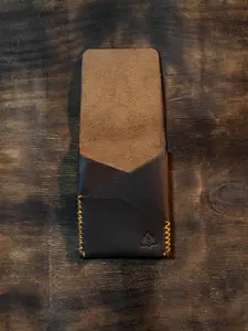 Handcrafted Genuine Leather Wallet for Men Minimalist Bifold Design Slim Card Holder with Burnished Edges Perfect Anniversary Valentines Day Gift Perfect Gift Idea