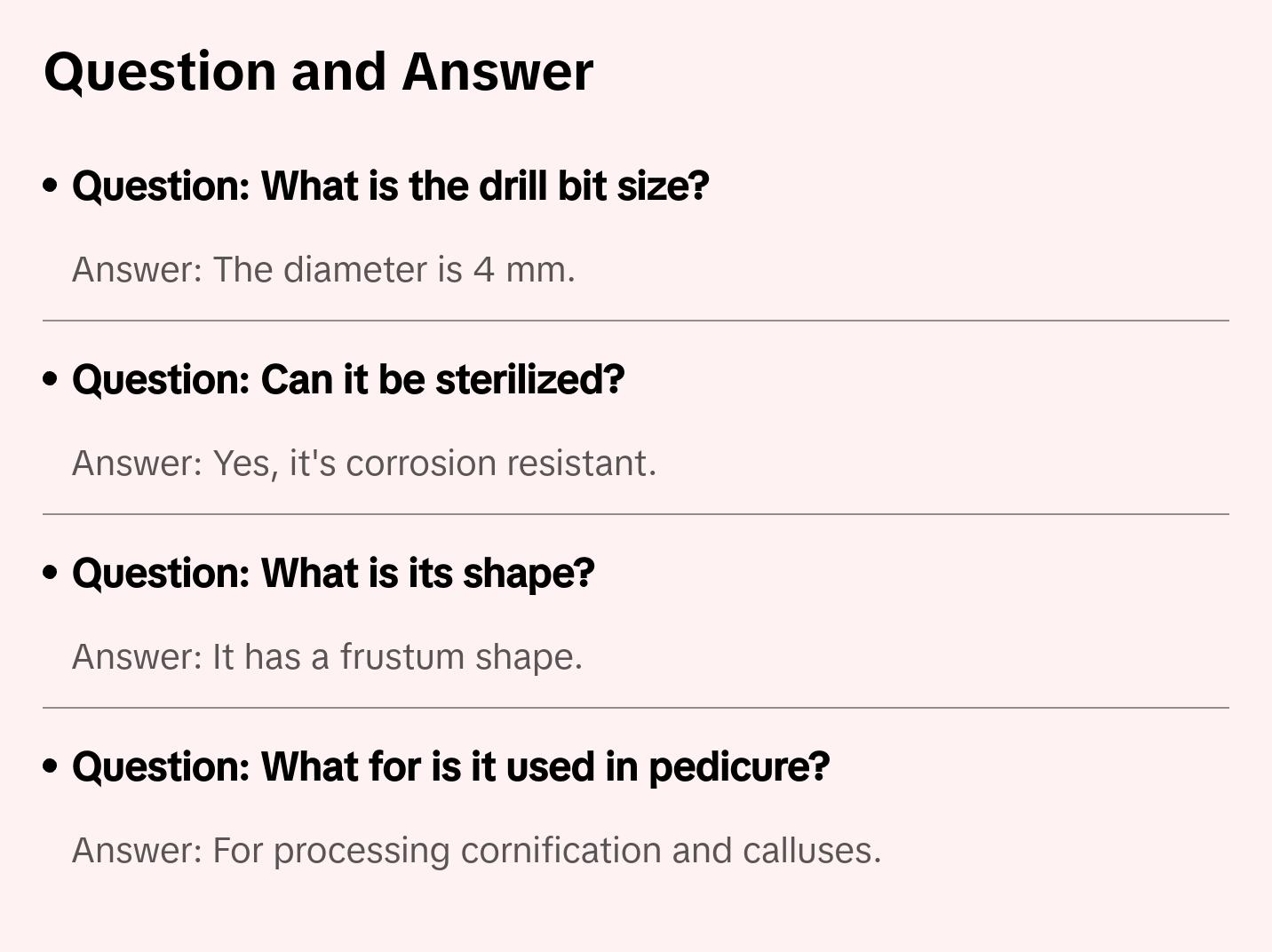 Carbide nail drill bit frustum yellow EXPERT head diameter 4 mm / working part 13 mm