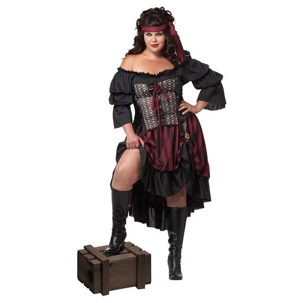 Plus Size Pirate Wench Costume
