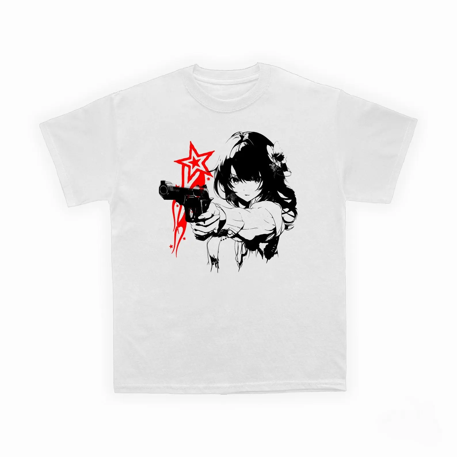 Y2K Anime Streetwear T-Shirt | Y2K Shirts | Graphic Shirt | Opium Aesthetic | Streetwear | Y2k Tees | Streetwear Crewneck Shortsleeve