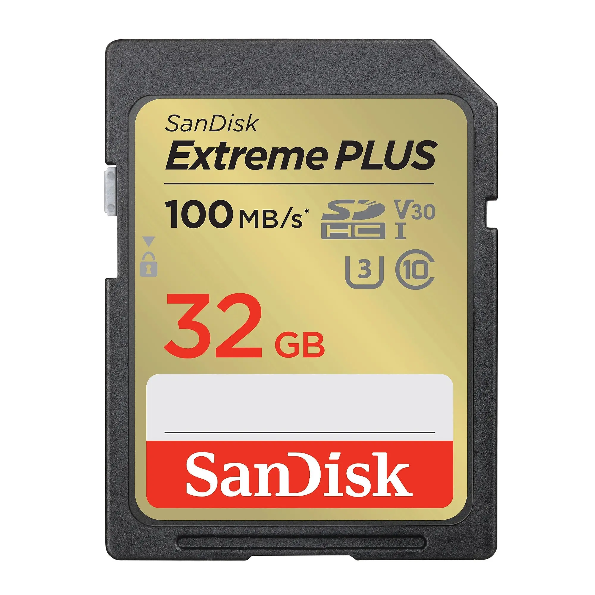 SanDisk Extreme PLUS 32GB SDHC UHS-I Memory Card (100 MB/s, Class 10, U3, V30) SanDisk Extreme PLUS 32GB SDHC UHS-I Memory Card (100 MB/s, Class 10, U3, V30)