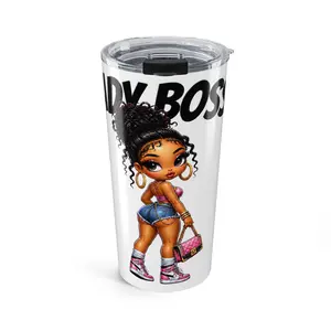 Lady Boss 20oz Tumbler – Cute Boss Girl Travel Cup