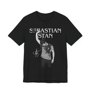 Retro Sebastian Stan T-Shirt | Vintage Actor Portrait Tee