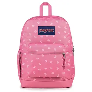 JanSport Cross Town Plus 17" Backpack - Bow Party: School Bookbag for Teens