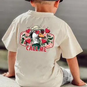 Valentines Duck Hunting T-Shirt for Youth, Camo Shirt, Valentines Shirt, Shirt for Hunting Lovers, Call Me Youth Shirt, Valentine Design