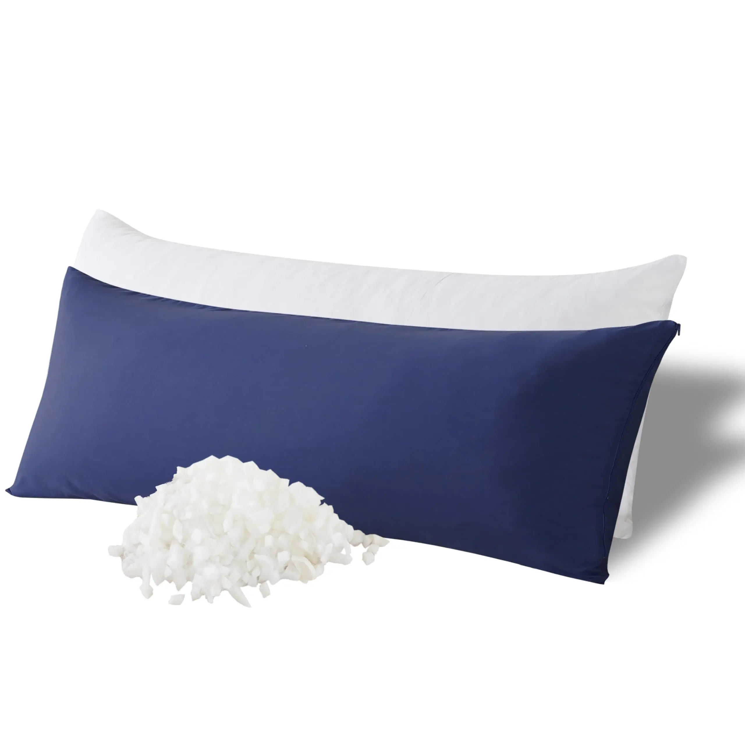 20x54 inch - Memory Foam Body Pillow with Removable Pillowcase-Fluffy Body Pillows for Adults -Large Long Bed Pillows for Sleeping