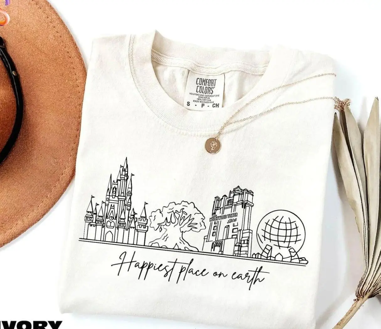 Comfort Colors/Gildan Shirt Happiest Place On Earth T-Shirt Magic Kingdom Shirt Disneyland Shirt Magic Kingdom Shirt, Magical World [Adult - Youth - Toddler], Magic Kingdom, Magic theme, WDW Family Match shirt