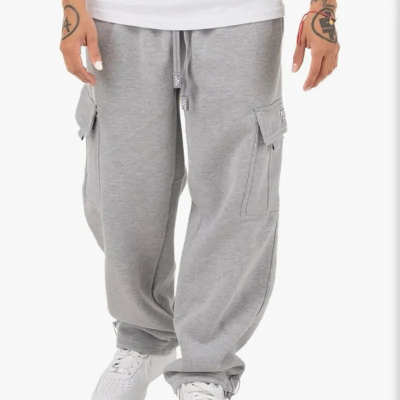 Pro Club Men's Cargo Heavy Sweatpants Menswear Pocket Cotton Casual Fashion