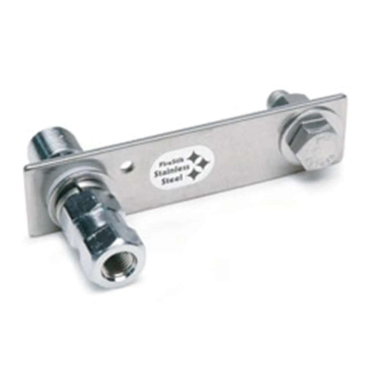 212 MAIN Universal CB Antenna Mount, Stainless Steel 1" x 4" Screw-On Flat Plate with SO-239 Connection, for Horizontal Surfaces and Antennas up to 4 ft, Car Accessories