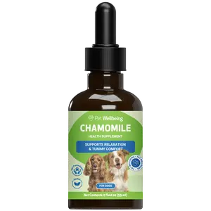 Pet Wellbeing Chamomile for Dogs - Organic Single Herb Supplement - Gentle Digestive Support, Holistic Calming - Pure Chamomile Extract - Vet-Formulated Liquid Wellness