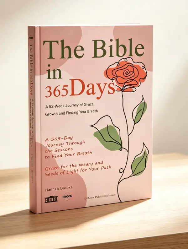The Bible in 365 Days – 52-Week Devotional Journey Through Scripture for Grace, Growth & Daily Peace