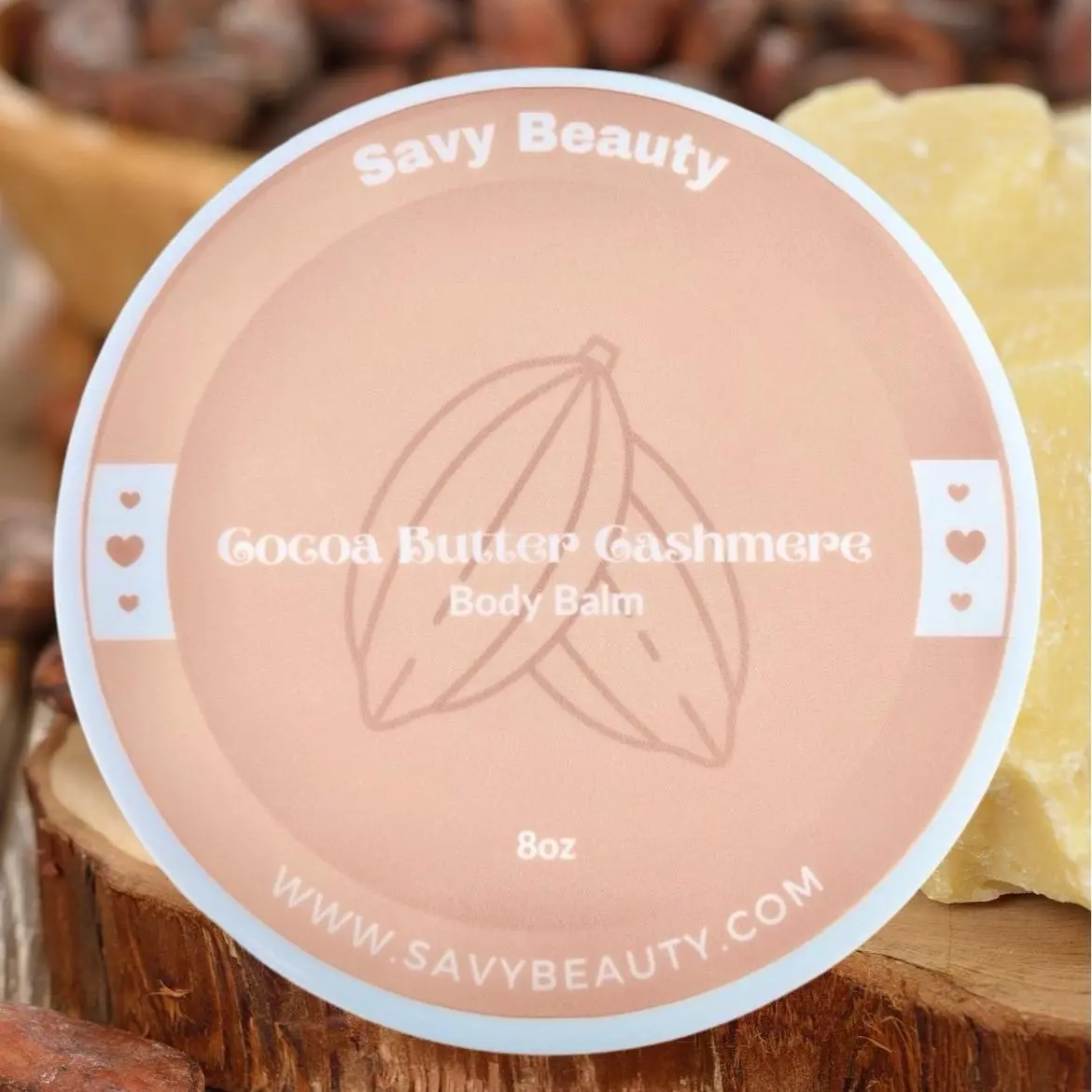 Savy Beauty Body Balm/Body Glaze - Hydrating & Moisturizing Body Care Nourishing Jojoba Scented Moisturizer